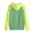 thumbnail image 5 of Timegard Sweatshirts for Women Long Sleeve Hoodies Pullover Fall Color Block Loose Tops with Pockets, 5 of 5
