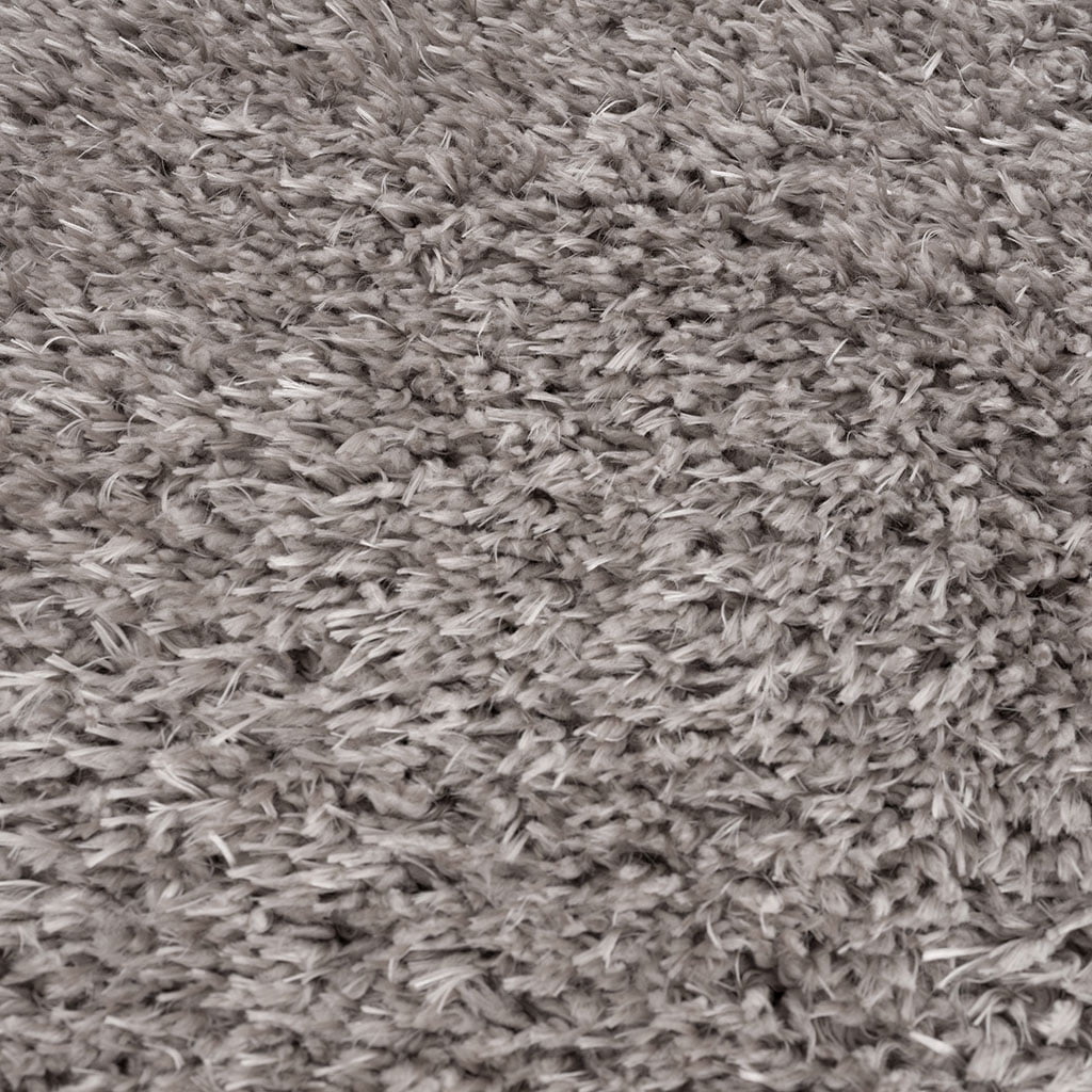 MAYEERTY 6' x 9' Grey Super Soft Polyester Shag Area Rug