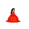 thumbnail image 2 of Kinnex Collections By Amanda Muñeca paraguas de quinceañera de porcelana de 18.0 in (Quince Anos) ~ Kk18725-14 ~ (rojo), 2 of 5