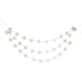 thumbnail image 1 of ZheElen 1pcs Set 13ft Gold Paper Card For Birthday Party Banner Decorations Decoration Banner Personalized Banner Hanging Banner Silver 13ft, 1 of 6