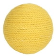 thumbnail image 1 of Cat Sisal Ball, Teeth Claws Grinding Scratch  Safe Kitten Sisal Ball Rattling Stones Inside Interesting  For Playing, 1 of 7