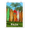 thumbnail image 2 of Paia, Surfboard Fence (9x12 Wall Art Print, Home Decor), 2 of 3
