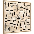 thumbnail image 4 of Kate and Laurel Framed Canvas Wall Art Print Half Moon Bay 30x30 FC by Felicia Dadak, 30 x 30 Sylvie Natural Frame, Modern Contemporary, Abstract Art for Wall Decor, 4 of 8