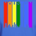 thumbnail image 3 of CafePress - Houston Gay Pride Rainbow Cityscape T Shirt - Men's Classic Graphic Cotton T-Shirt, 3 of 4