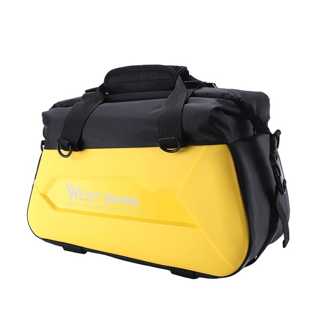 bolsa de bicicleta Bolsa para asientos traseros de bicicleta, bolsa de almacenamiento para montar en bicicleta, gran capacidad, asientos para portabicicletas, bolsas para maletero, equipaje de viaje, WEST BIKING bolsa de bicicleta