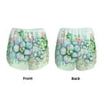 thumbnail image 6 of Uemuo Succulent Pattern Women's Athletic Shorts High Waisted Running Shorts with Liner Pockets Gym Elastic Workout Shorts-XX-Large, 6 of 9
