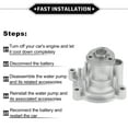 thumbnail image 6 of Unique Bargains Water Pump for Audi A3 2003-2007 for VW Eos 2006-2008 No.03C121005K/03C121005D/03C121005DX, 6 of 6