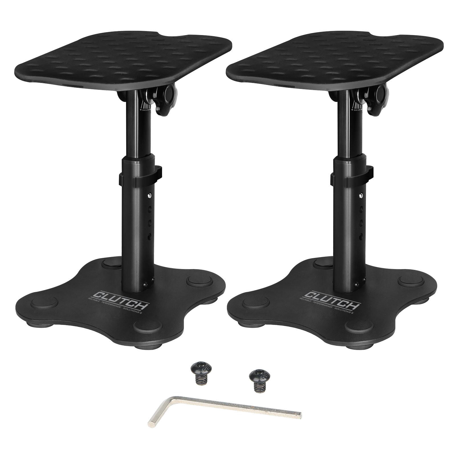 Hercules DJMonitor 32 Party 3" DJ Monitor Pair w/Party Lights with Desktop Stands Package