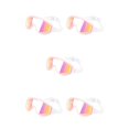 thumbnail image 3 of Eigraketly Gafas de natación para niños, gafas de natación subacuáticas ajustables a prueba de fugas, impermeables, profesionales, rosa y blanco Type2 NO2 Eigraketly CBP319046, 3 of 5