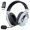 WHITE, variant on 2.4GHz & Bluetooth Wireless GamingHeadset with Detachable MicrophonePassive Sound Isolation Over-Ear Headphones, 50mm Drivers Memory Foam Earpads for PS5 PS4 PC Nintendo Switch, CE FCC RoHS Certified