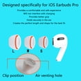 thumbnail image 4 of Memory Foam Ear Tips, Perfect Fit Ergonomic Clear Silicone Replacement Ear Tips  for Earbuds Three Pairs of Large Size, 4 of 7