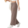 thumbnail image 5 of Cueply Wide Leg Sweatpants Women Casual Baggy Heavyweight Lounge Sweat Pants Winter Joggers with Pockets, 5 of 8
