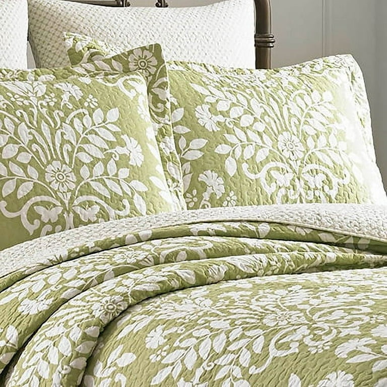 Laura Ashley ® Kenna Reversible Quilt Set In Pastel Blue Bed Bath & Beyond