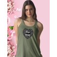 thumbnail image 2 of Love You Mom Carved Heart Racerback Tank Women -Image by Shutterstock, Female x-Large, 2 of 4