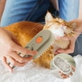 thumbnail image 3 of 3-in-1 Cat Grooming Brush – Water Spray & Self-Cleaning Deshedding Brush for Cats & Dogs – Pet Hair Removal & Massage Comb for Long & Short Hair comb  for  pet, 3 of 6