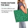 thumbnail image 2 of Disketp Green Glitter Bolsa Tote Estampada para Mujer, Bolso de Hombro y de Mano para Compras y Viajes, 2 of 8