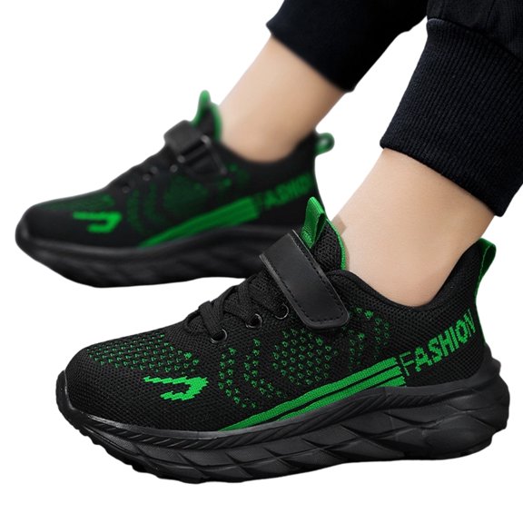 Willtoo Boys Sneakers Children's Fashion Mesh Lace Up Sneakers Casual Comfortable Running Shoes Stylish Athletic Footwear