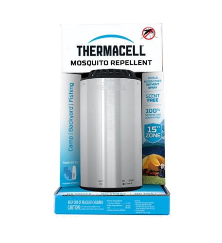 Thermacell Metal Camp Edition Mosquito Repeller with 12-Hour Refill + Fuel Cartridge