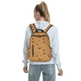 thumbnail image 5 of Yiaed Brown Mushrooms Print Lightweight Backpack Travel Backpacks Hiking Daypack for Women Men, 5 of 5