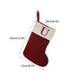 thumbnail image 3 of Extra 30% Off Selected Items,Knitted Wool Hosiery, Embroidered Letter Gift Bag, Soft Fabric, Candy Design, Christmas Stocking, Handmade Style, Woolen Yarn, Holiday Decor, 's Apparel | Polyester, U, 3 of 9