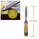 thumbnail image 4 of Cincel Formon Juego Madera Gubia Carpintero Tallado 12 pzs Marron/Plata, 4 of 4