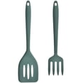 thumbnail image 3 of 1 Jeu de Spatule de Cuisson Multifonctions Antiadhésive en Silicone pour Fourchette Spatule de Friture Portable, 3 of 7