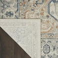 thumbnail image 4 of Nourison Malta Bordered Floral Medallion Indoor Area Rug Ivory/Grey 7'10" x 10'10", 4 of 8