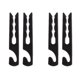 thumbnail image 1 of 2 pares de soportes para rejilla de ventilación de coche, organizador de auriculares, cable y gafas, ganchos de almacenamiento (negro), 1 of 5