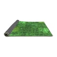 thumbnail image 2 of Ahgly Company Indoor Round Patchwork Green Transitional Area Rugs, 3' Round, 2 of 4
