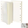thumbnail image 1 of HLONK 2 Packs A5 Refills Ruled Lined Paper - 90 Sheets A5 Refill Pad for A5 Diary  8.3 x 5.6 Inch Loose-Leaf Refillable Planner Inserts A5 Paper  A5 Lined Paper Refill for Class Meeting, 1 of 7