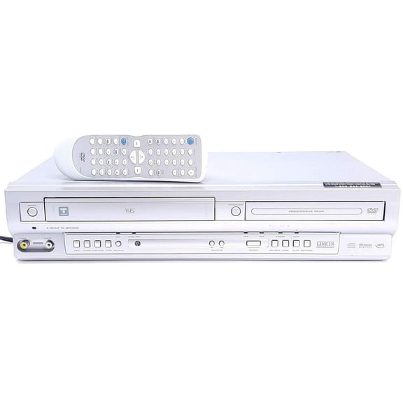 New in Box Trutech Funai DV220TT8 DVD VCR Combo with Hdmi Adapter