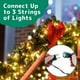 thumbnail image 5 of Luces navideñas Prextex 18 m 300, color blanco transparente, impermeable, 5 of 8