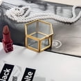 thumbnail image 4 of Glass Jewelry Trinket Tiny Box Ornate Ring Earring Box Artificial Flower Petals Decorative Box Valentine Wedding Birthday Gift, 4 of 8