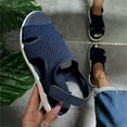 thumbnail image 4 of Dakaela Womens Orthopedic Sandals Ladies Recovery Sport Walking Shoes with Adjustable Strap Blue 9.5, 4 of 6
