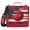 Basketball and American flag, variant on 3 Ring Zipper Binder with Shoulder Strap Waterproof Trapper Keeper 1.5 Inch D-Ring 500 Sheets Capacity Stargate in Desert