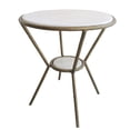 thumbnail image 2 of Uttermost Refuge Round White Side Table, 2 of 3