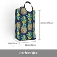 thumbnail image 3 of Lsque Colorful Pineapples Laundry Basket, Laundry Hamper, Dirty Clothes Hamper for Laundry, Collapsible, Waterproof Laundry Baskets with Aluminum Handles for Laundry, Dorm, Family, 3 of 6