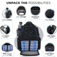 thumbnail image 2 of Reaction Tackle Fishing Tackle Backpack with Trays Included, 2 of 10