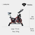 thumbnail image 2 of Bicicleta ESTATICA Spin Fit SVELFIK Roja, 2 of 4