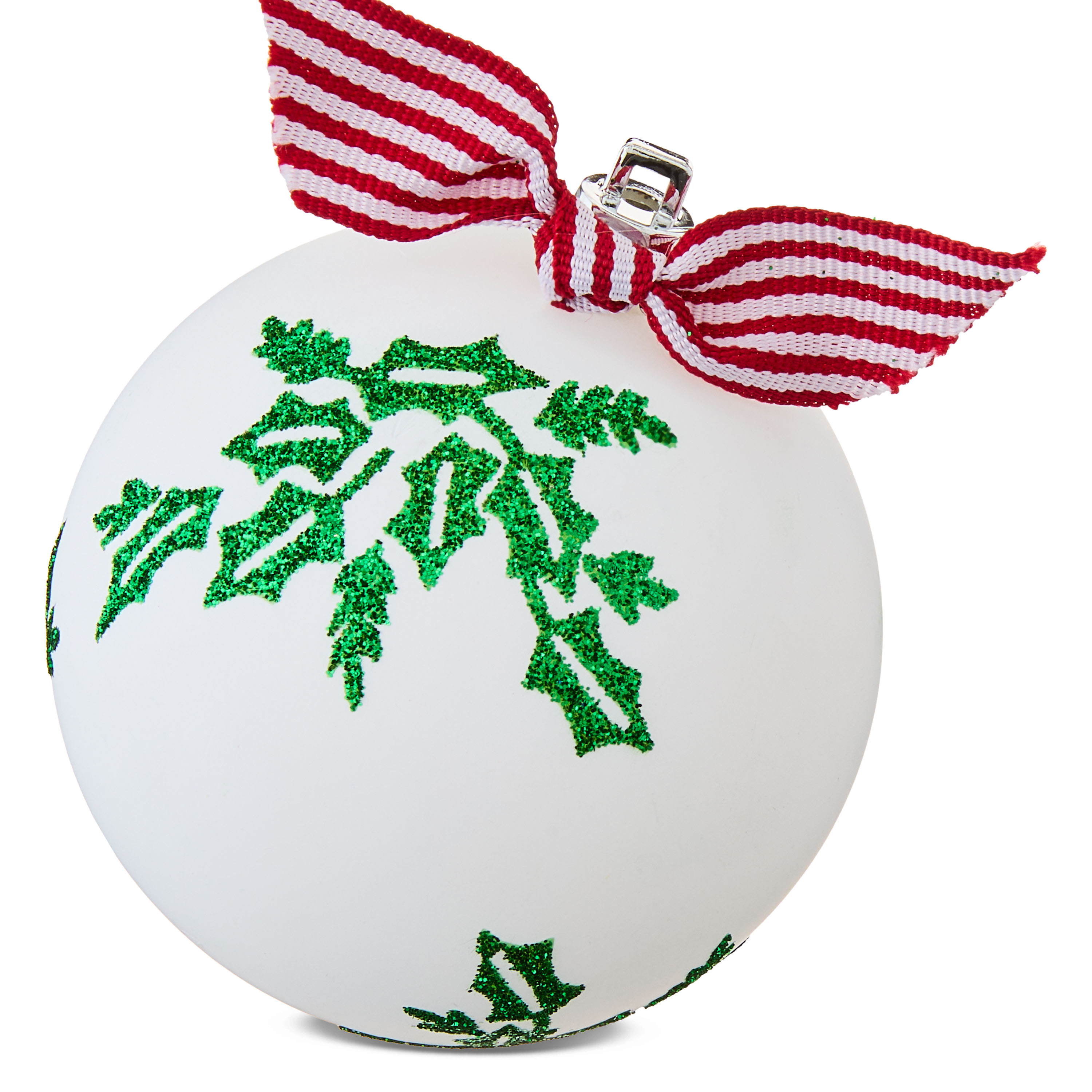 Red & White Shatterproof Christmas Ball Ornaments, 9.5 in, 75 Count, by Holiday Time