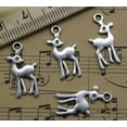 thumbnail image 2 of U8MO 20/50/100pc Jewelry Making Deer Alloy Charm Pendant DIY Bracelet Necklace-20pcs, 2 of 4