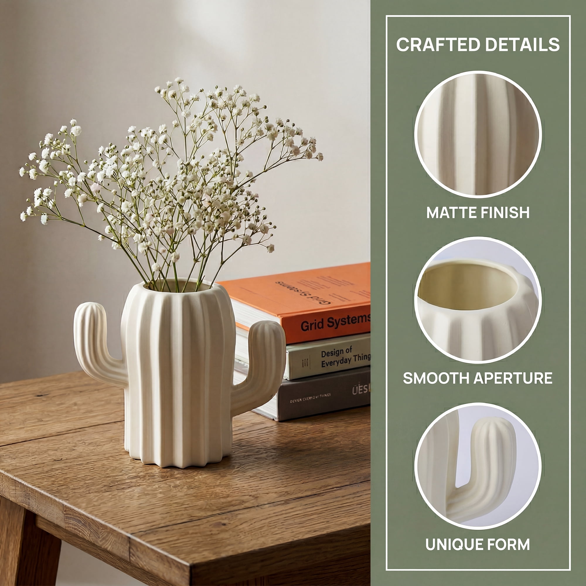Unique Bargains Acrylic Rectangle Low Centerpiece for Table White 5.3"L x 3.0"W x 4.5"H