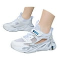 thumbnail image 3 of XIYON Kids Shoes For Boys And Girls Sneakers Kids Lightweight Breathable Mesh Sports Shoes For Daily Wear Non- Comfortable Walking Shoes For Boys 9.5-10 Years, 3 of 8