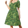 thumbnail image 2 of Copy of the classic seat fabric found on Melbourne Metro trams and trains! Sleeveless Dress fairy dress, 2 of 7