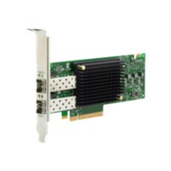 HPE SN1610E - Host bus adapter - PCIe 4.0 - 32Gb Fibre Channel SFP+ x 2 - for ProLiant DL325 Gen10, DL345 Gen10, DL360 Gen10, DL365 Gen10, DX360 Gen10