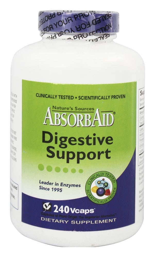 Absorbaid Digestive Enzyme Capsules 240 Vegetarian Capsules