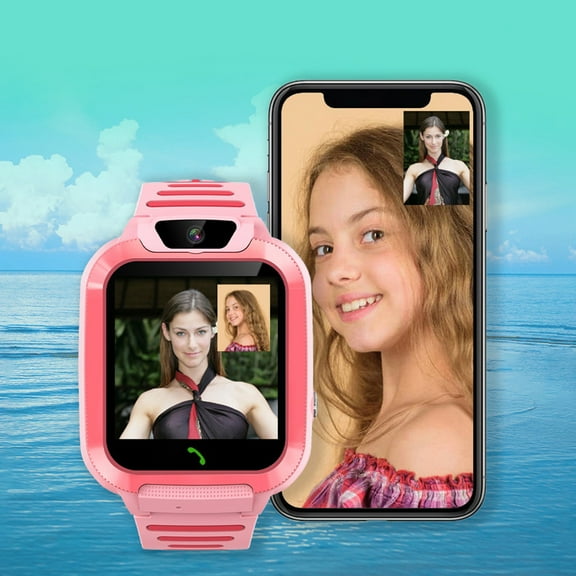 Kids 4G Smart Watch with HD Touchscreen & Camera - Video Calls, GPS Tracking, IP67 Waterproof, Parental Control & Fun Features for Children
