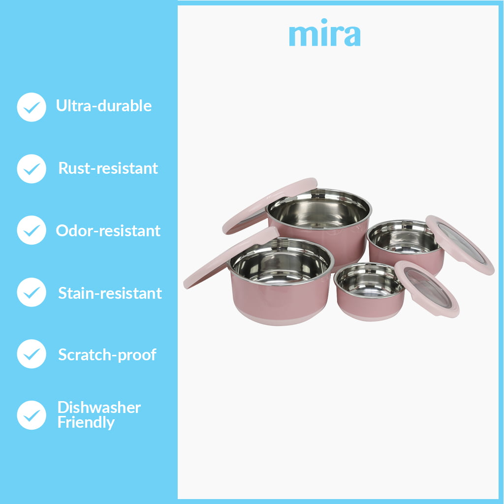 MIRA Stainless Steel Salad Bowl, Frost – MIRA Brands
