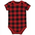 thumbnail image 4 of Hudson Baby Infant Boy Cotton Bodysuits, Buffalo Plaid Family, 3-6 Months, 4 of 5