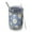Blue Daisy Flower-1, variant on 12oz Tumblers Blue Daisy Flower Pattern Vacuum Insulated Stainless Steel Travel Tumbler Cups Mug with Lid and Straw for Beer,Coffee,Beverages with Cleaning Brush for Cold & Hot Drinks